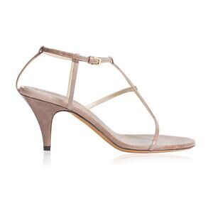 Khaite Strappy Soft Coffee Jones Leather Sandals Size 36 / US 6